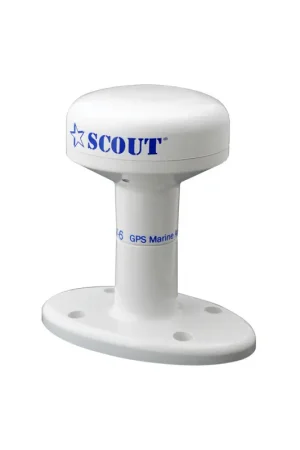 Professionale Antenna GPS NAV-6 50 Canali - Antenna Analogica ad Alte Prestazioni per Navigazione Nautica con Supporto SBAS e Guadagno 27 dB