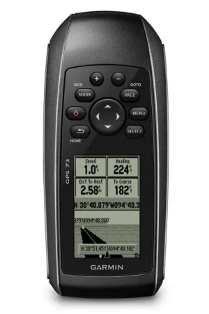 Saldi Gps Portatile Garmin 73 con Antenna Alta Sensibilità - Monocromatico 2,6” IPX7, 1000 Waypoint e SailAssist per Regate - Leggero e Galleggiante