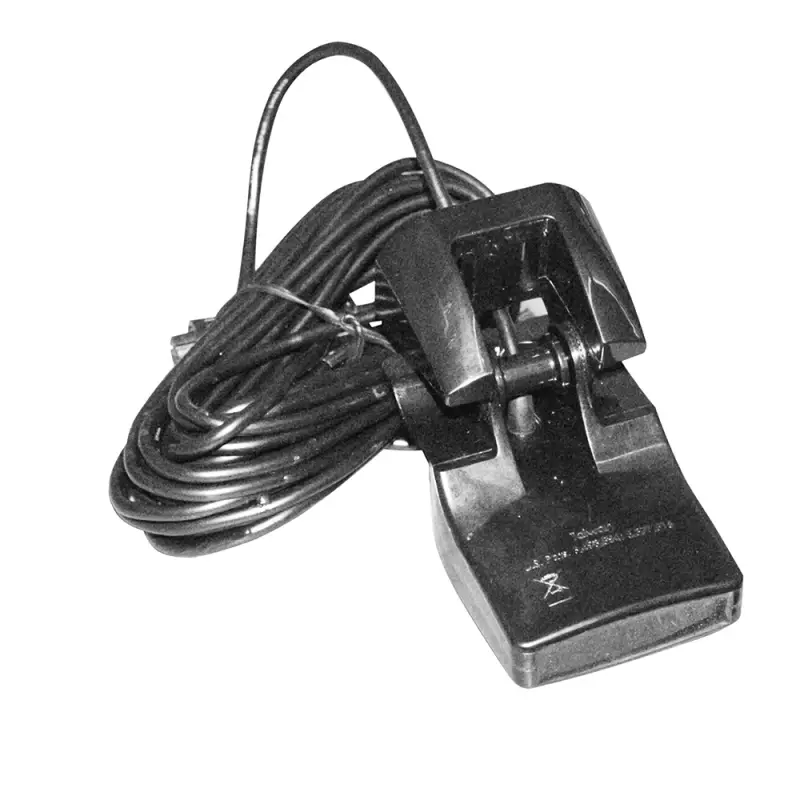 Offerta Lampo Trasduttore Eco/Temp di Poppa 50-200 kHz con Connettore a 6 Pin - Compatibile con Fishfinder e GPS Garmin