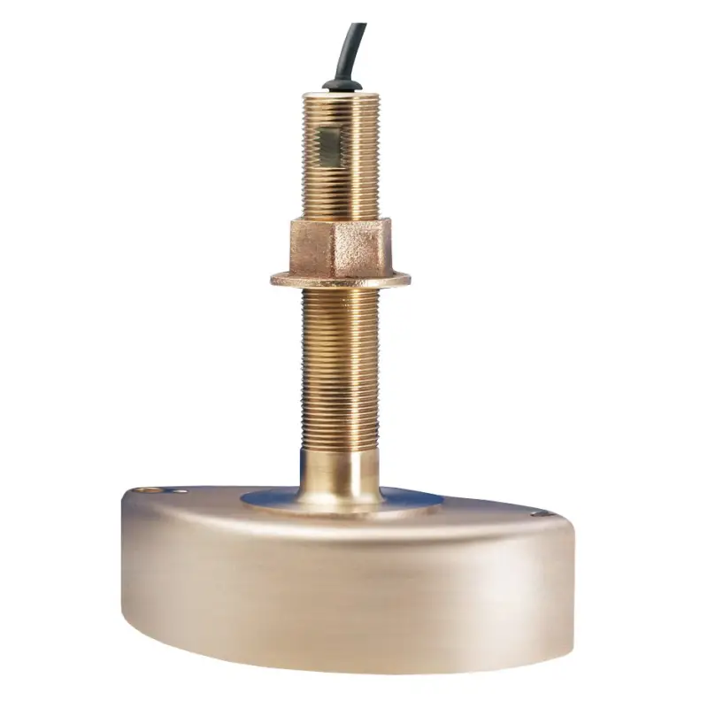 Direttamente Dal Produttore Trasduttore Passante B258 in Bronzo - Sensibilità Superiore per la Pesca Profonda, Frequenza 50/200 kHz, Potenza 1 KW, Con Sensore di Temperatura - Furuno