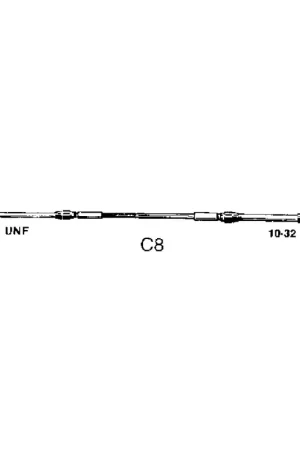 Cavo Telecomando C8 Ultraflex 40' - Ø 8,5 mm per Motori Entrobordo e Entrofuoribordo con Corsa di 87 mm - Maggiori Prestazioni Nautiche Saldi