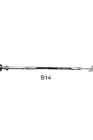 Cavo Stop B14 Ultraflex da 10' - Ø 7 mm per Motori Entrobordo e Applicazioni Versatili, Completo di Terminale e Piastrina Fissa Nuova Collezione