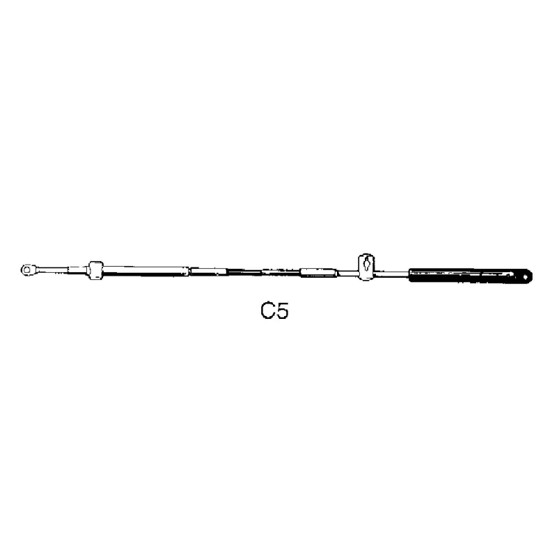 Cavo Telecomando Ultraflex C5 da 18' - Ø 7 per Mercury, Mercruiser, Mariner oltre 50 HP, Corsa 95 mm (Non compatibile con Mercury 158 e Scatole Gen.II) Affare