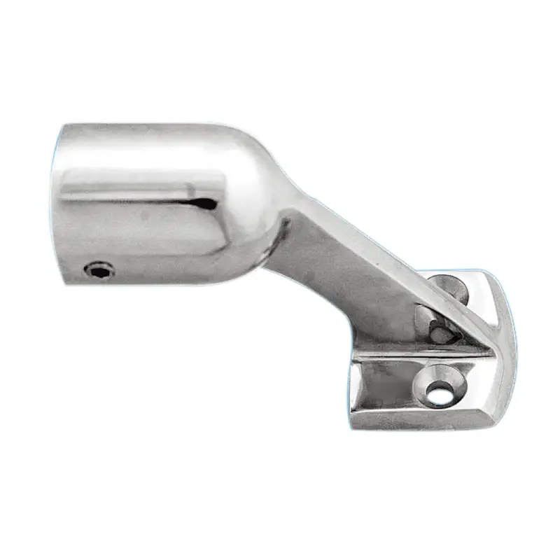 Terminale in Acciaio Inox 316 per Corrimano Ø 22 mm - Altezza 52 mm, Base 35x31 mm - Terminali per Corrimano Nautici e Marine Ordina Subito