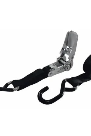 Cinghia a Cricchetto Inox 454 cm - Fissaggio Regolabile per Nautica, Carico di Rottura 700 kg, Ganci Rivestiti in Vinile Offerta Limitata