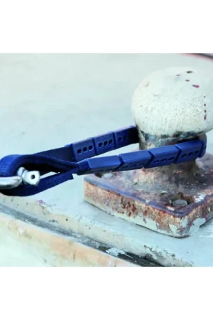 Acquista Ora Cinghia di Ormeggio Brevettata Douglas Marine - 2 mt, Carico di Rottura 11800 Kg, Antiabrasione, Blu Navy - Sicura e Innovativa per la Tua Barca