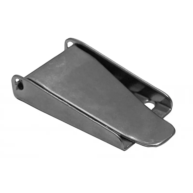Nuovo Arrivo Fibbia in Acciaio Inox AISI 316 a Sgancio Rapido mm. 55 x 40 per Fissaggio Zattere di Salvataggio e Battelli - Fibbia Inox per Nautica e Vela