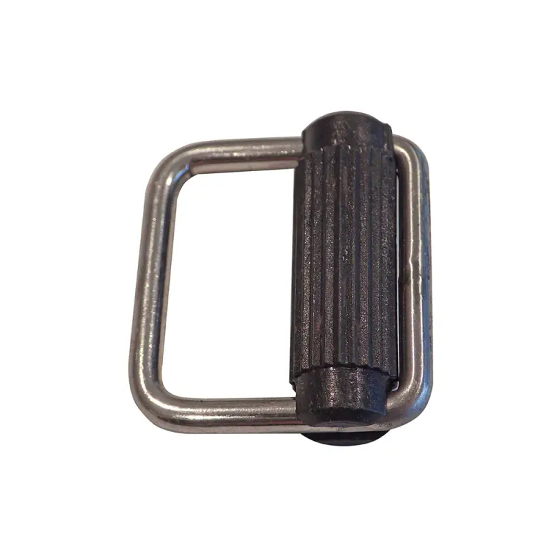 Fibbia mm. 40x48 in Acciaio Inox con Cursore Autobloccante - Ideale per Vela e Nautica - Resistente e Sicura per le Tue Avventure in Mare Saldi