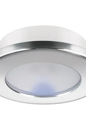 Faretto Stagno IP66 TED CT con Interruttore Touch - Luce LED Bianca Calda 100 Lumen - Cornice in Acciaio Inox AISI 316 - Alta Luminosità e Design Elegante per Nautica Bestseller