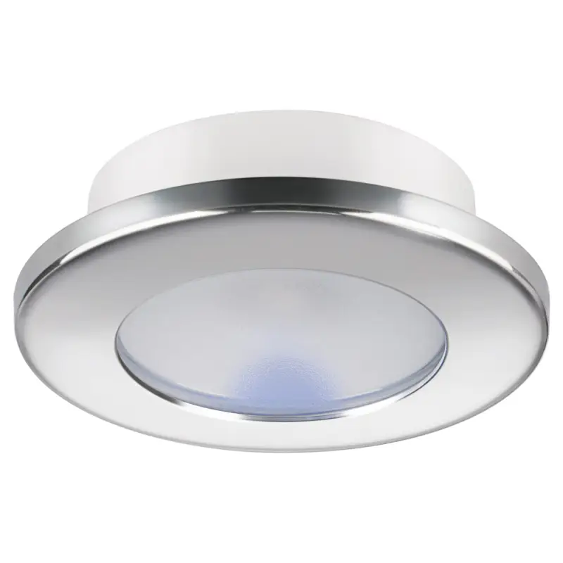 Faretto Stagno IP66 TED CT con Interruttore Touch - Luce LED Bianca Calda 100 Lumen - Cornice in Acciaio Inox AISI 316 - Alta Luminosità e Design Elegante per Nautica Bestseller