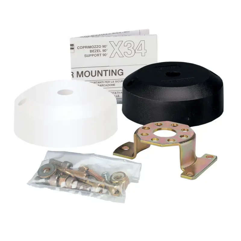 Coprimozzo Nero a 90° X34 per Timonerie Nautiche TM86, T71FC, T72FC, T73NRFC, T91, T932T, T101, T103 ZT Scelto Dai Clienti