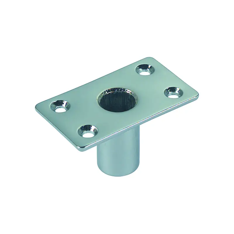 Promo Stagionale Boccola in Ottone Cromato Ø 14mm - 60x44mm per Scalmo - Forniture Nautiche