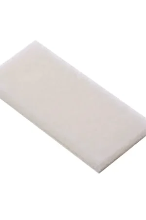 Cuscinetto Abrasivo Bianco Deck Mate per Pulizia Ponti e Superfici in Vetroresina - Abrasione Leggera, Dimensioni 25x10x2,5 cm, Confezione da 2 Pezzi Ultime Pezzi