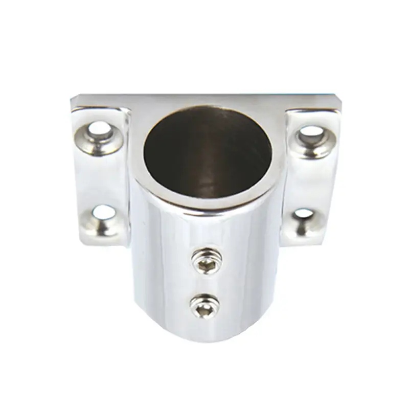 Acquista Ora Boccola Laterale Ø 22 mm in Acciaio Inox AISI 316 per Candelieri e Passerelle con Foro per Drenaggio Acqua - Accessori Nautici di Alta Qualità