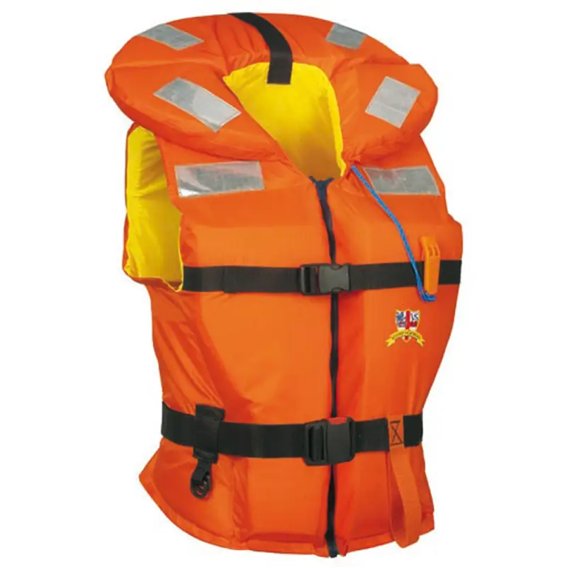 Economico Giubbotto di Salvataggio Martinica 150N per Bambini 30/40kg - Giacca XS con Collo Modulare, Regolabile e Riflettente - Circonferenza Toracica 70/80cm