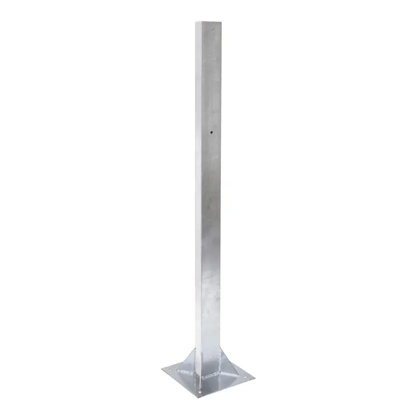 Super Prezzo Supporto in Ferro Zincato per Contenitore Salvagente - Dimensioni 30x30x150h - Can-sb