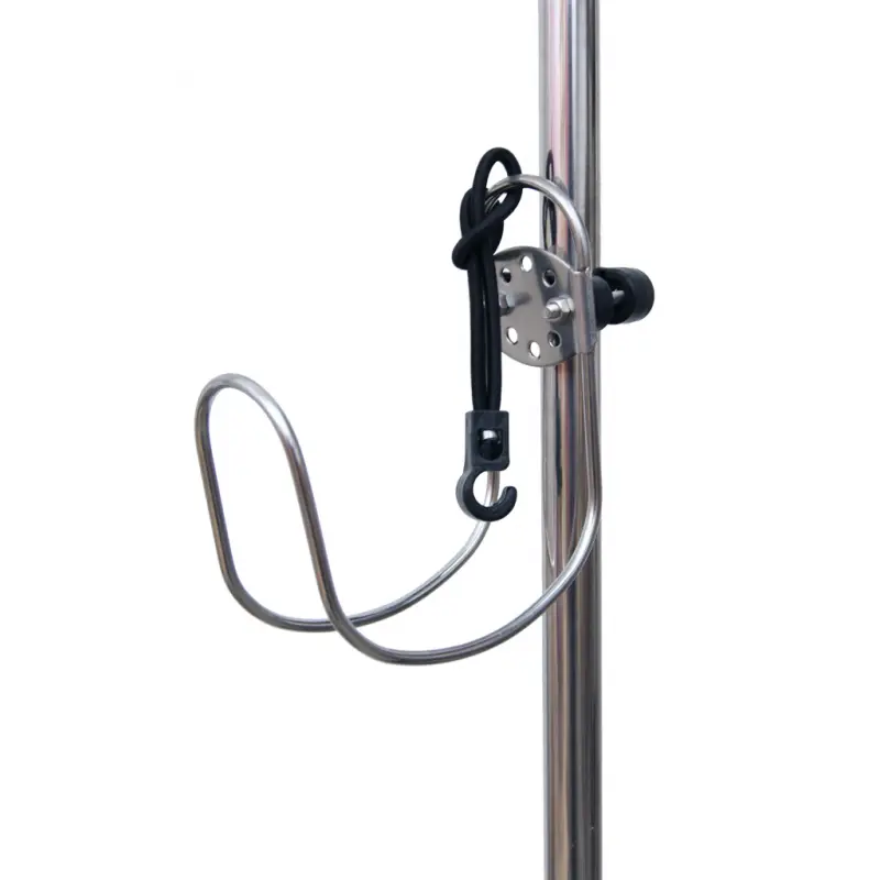 Vendita Finale Supporto Inox Universale per Salvagente Anulare o a Ferro di Cavallo - Installazione su Piano, Parete o Tubo Ø 22/25 mm