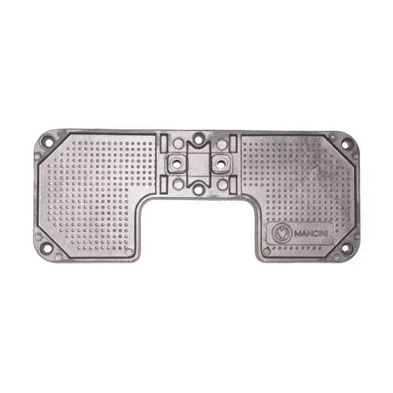 Prezzo Ridotto Piastra Proteggi Poppa in Alluminio Anodizzato Verniciato Nero - Dimensioni 280x115 mm