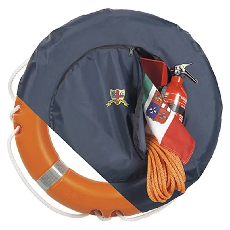 Spedizione Espresso Contenitore Blu per Anulare con Borsa Integrata - Contenitore per Salvagente Anulare (Art. 1010004) - Veleria San Giorgio