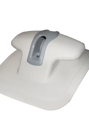 Bitta con Puleggia in Neoprene Grigio RAL 7035 - Dimensioni 240x192x70 mm - Per Cima Ø 14/16 mm Offerta Limitata