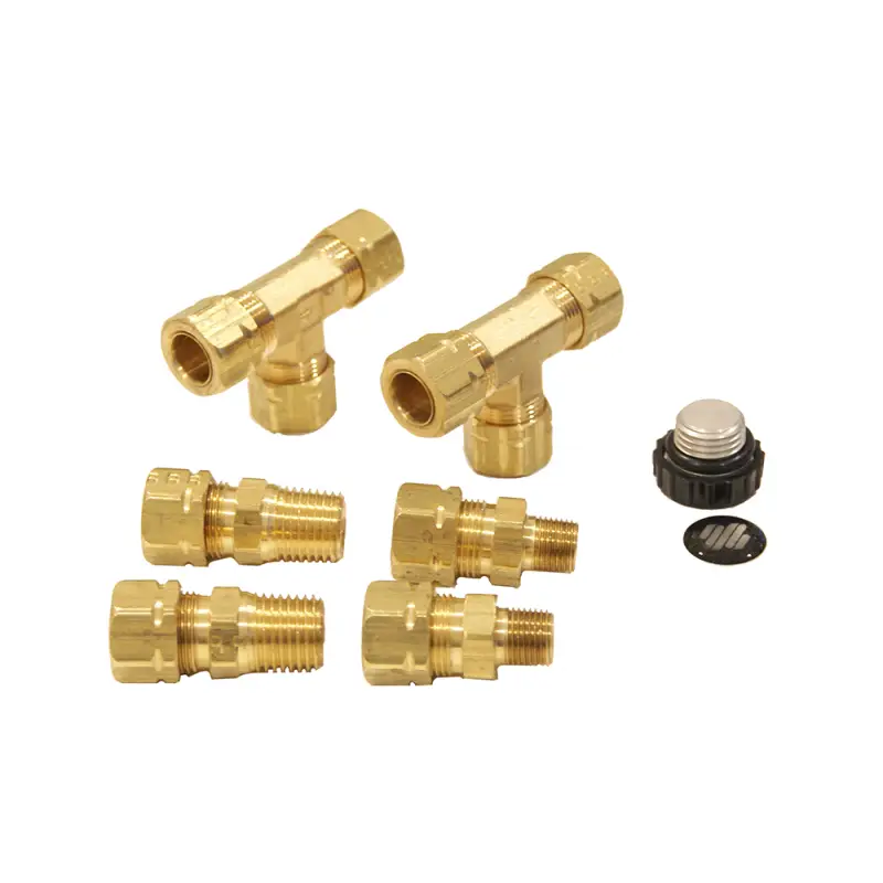 Kit Doppia Stazione 95-2S - Montaggio Completo per Doppia Stazione e Pilota Automatico con Raccordi per Tubo di Nylon/Rame da 3/8 Novità