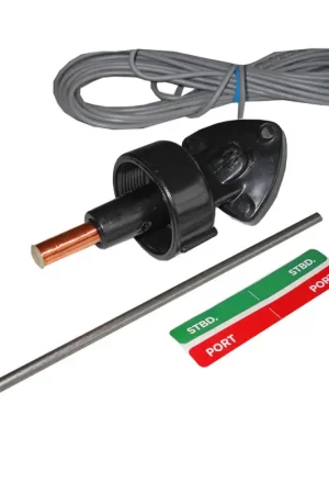 Pagamento Sicuro Sensore Flap Universale Bennett Verde/Rosso per Posizionamento Tavole - Kit Completo con 6mt di Cavo e Adesivi Inclusi per Cilindri Idraulici Nautici