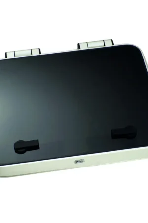 Solo Oggi Passo Uomo GEBO modello Piano 510x380 mm in Lega Leggera Anodizzata - Sistema di Chiusura Sicura e Ventilazione Regolabile, Anticorrosione e Certificato CE/ISO