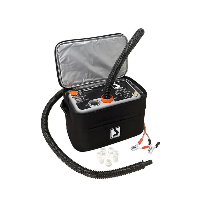 Ultimissimo Modello Gonfiatore Turbo Max Bravo - Gonfiatore Sgonfiatore 12V per Maxi Gommoni con Potenza 1000 lt/min e Pressione Max 250 mbar