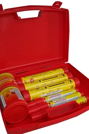 Kit di Soccorso Oltre 6 miglia normativa Francia - Include 3 Fuochi, 3 Razzi, 2 Boette Prezzo Basso