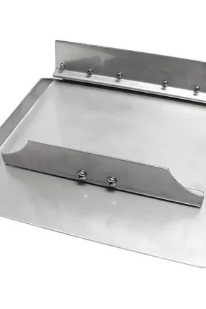 Coppia di Tavole in Acciaio Inossidabile Bennett 508x229 mm per Nautica - Tavole Inox Originali per Barche Prezzo Conveniente