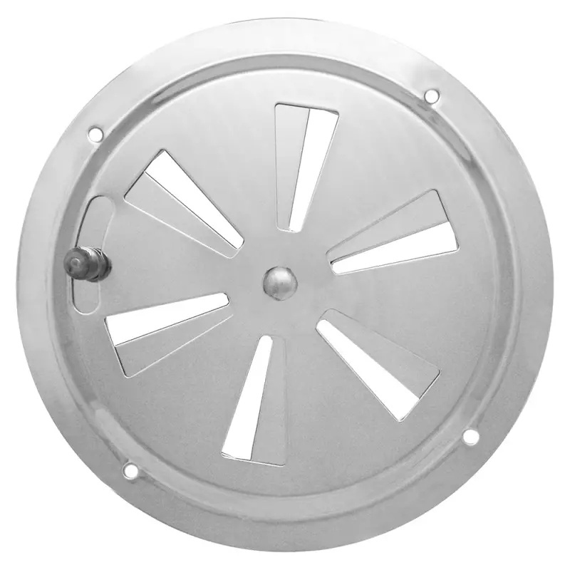 Esclusivo Aeratore Circolare Inox Ø 125 mm con Griglia Mobile per Barche e Nautica