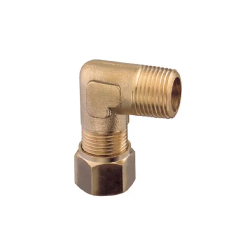 Compra Online Raccordo Curvo Maschio 3/8" x 10 - Raccordo in Ottone Curvo a 90° con Ogiva per Nautica e Vela