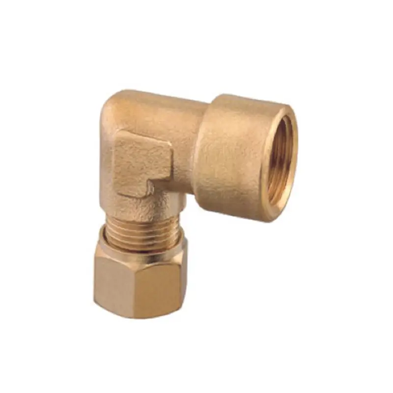 Occasione Imperdibile Raccordo Curvo Femmina 3/8x12 in Ottone - Attacco Curvo a 90° con Ogiva per Vela e Nautica