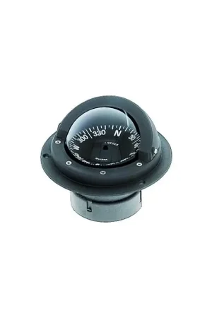 Bussola BA1 Nera - Modello ad Incasso Illuminato 12V con Schermo Antiriflesso Ø 70 mm - Serie Artica Compra Online