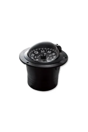 Bussola BU1 Urania Nera - Alta Velocità con Graduazione 2°, Ø 100 mm, Illuminazione 12V e Schermo Antiriflesso per Installazione ad Incasso Promozione