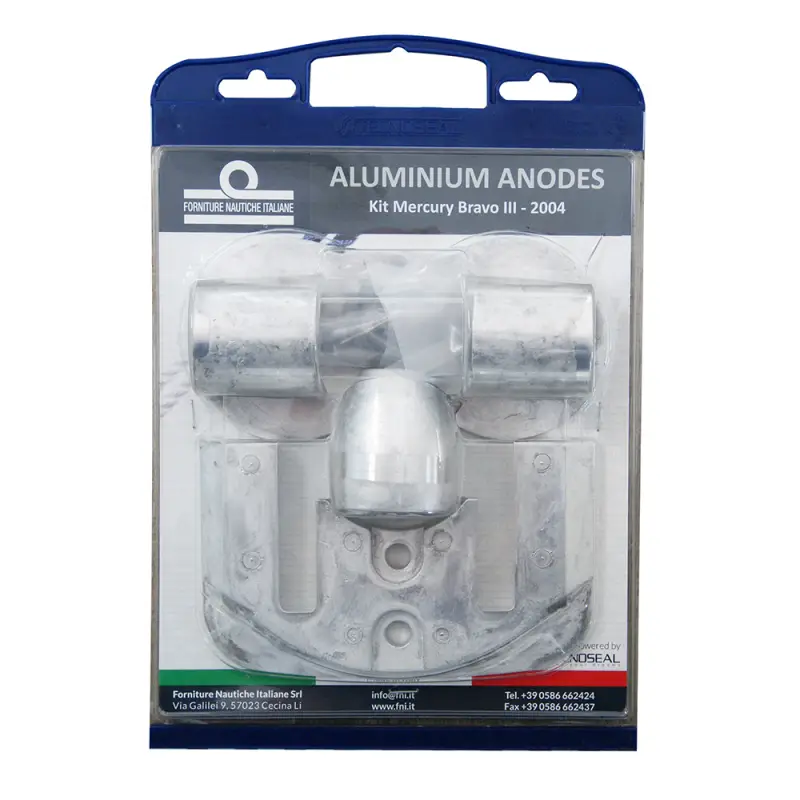 Kit Anodi in Alluminio per Motori Mercruiser Bravo III (dal 2004) - Qualità e Affidabilità per la Tua Nautica Ultimissimo Modello