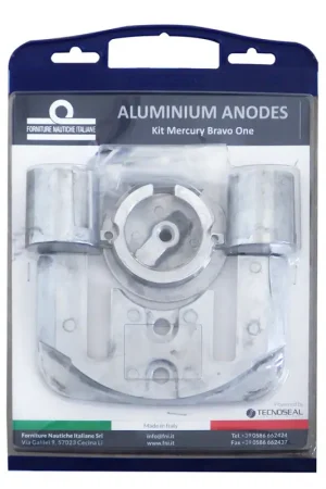 Kit Anodi in Alluminio Mercruiser Bravo I - Compatibile con Motori dal 1998 in Poi Compra Oggi Stesso