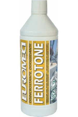 Ferrotone 1L - Disincrostante e Desalinizzante per Vele e Barche | Rimozione Calcare, Ruggine e Accumuli da Inox e Teak, Sicuro per Tutti i Materiali Ultima Occasione