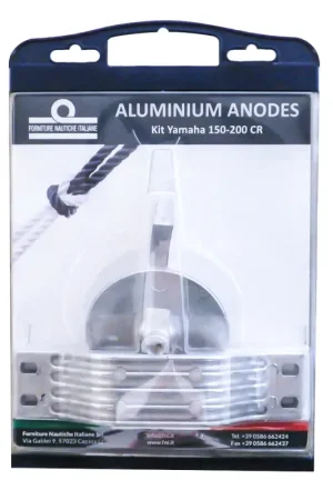Kit Anodi in Alluminio per Motori Fuoribordo Yamaha 150-200 HP (Counter Rotation) - Protezione Completa per il Tuo Motore Nautico Compra Online