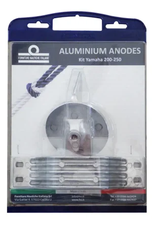 Novità Kit Anodi in Alluminio per Motori Yamaha Fuoribordo 200-250 HP - Tecnoseal