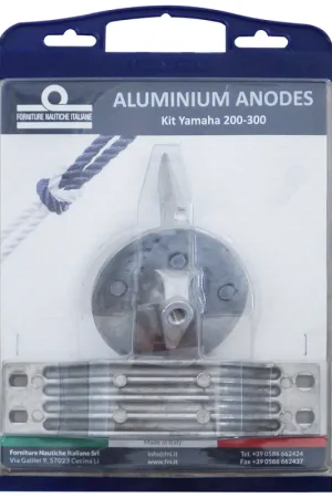 Kit Anodi in Alluminio per Motori Yamaha Fuoribordo 200-300 HP - TecnoSeal Scelto Dai Clienti