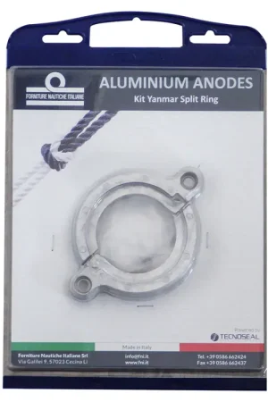 Kit Anodi in Alluminio Tecnoseal per Motori Yanmar SD 20-30-31-40-50 - Protezione Efficace per Saildrivers Offerta Lampo