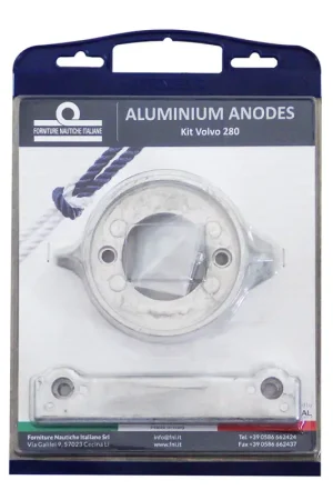 Super Prezzo Kit Anodi in Alluminio per Motori Volvo Penta 280 - Tecnoseal