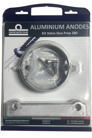 Kit Anodi in Alluminio Volvo Penta 280 Dual Prop - Protezione Efficace per il Tuo Motore Nautico Offerta Speciale