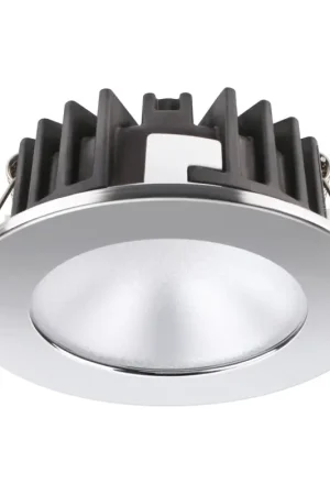 Offerta Lampo Faretto ad Incasso KAI LP - Faretto Stagno IP66 con 2 POWER LED (340 Lumen) in Acciaio Inox AISI 316 Lucido, Luce Bianca Naturale, Fissaggio con Molle
