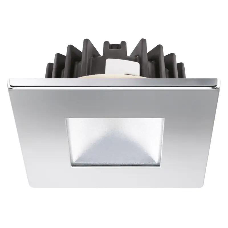 Soddisfatti O Rimborsati Faretto ad Incasso Marina HP - Faretto Stagno IP66 con POWER LED 335 Lumen e Cornice in Acciaio Inox AISI 316 Lucido