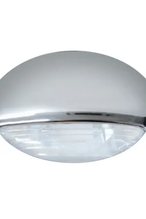 Luce di Cortesia Eyelid - Illuminazione Nautica Stagna IP65 con 2 LED, Plastica Cromata e Tecnopolimero, Alimentazione 10-30V, Consumo 0,5W Super Prezzo