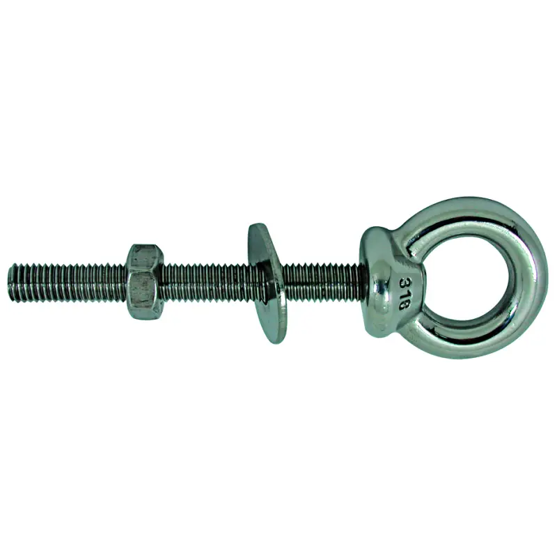 Promozione Golfare Inox 316 Ø 8 mm x 80 mm con Dado e Rondella - Accessorio Nautico per Vela e Barche