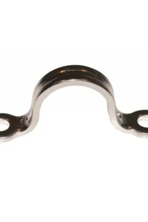 Reso Gratuito Ponticello in Acciaio Inox 44x19mm - Lastra Stampata per Nautica e Vela