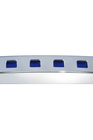 Luce di Cortesia Blu Tab CPA 3 - Luce Stagna IP65 a 4 LED con Finitura Cromata e Diffusore per Barche A Buon Prezzo